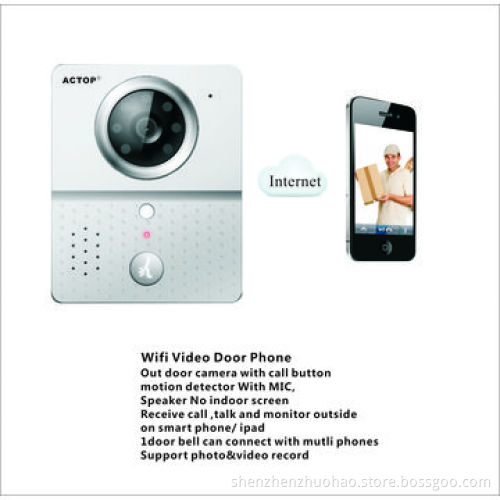 Wifi Video Door Phone,support App on Adroid /IOS phone
